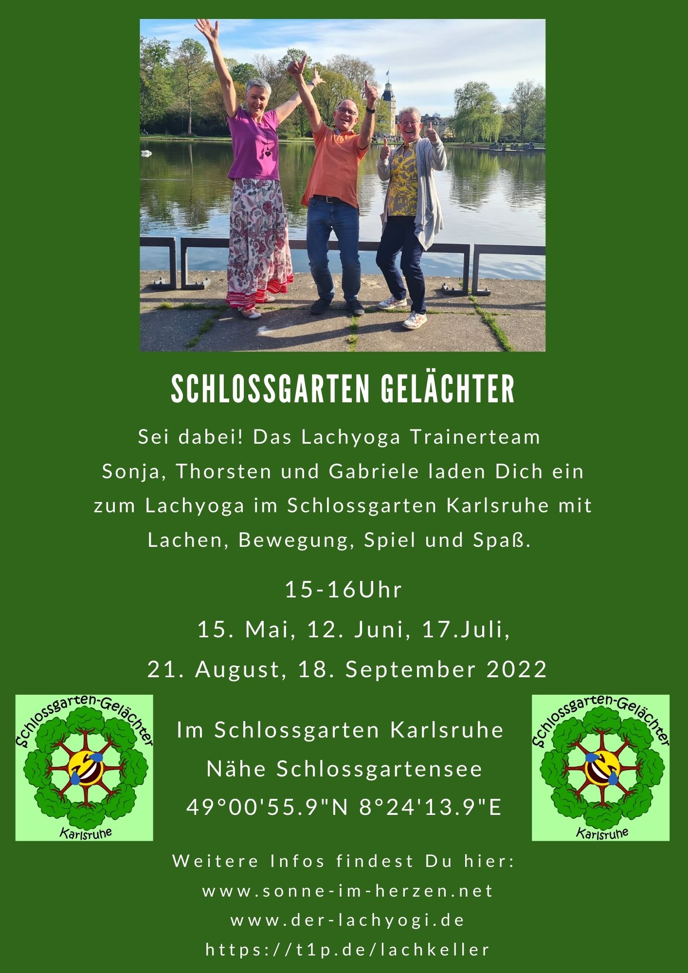 Flyer Schlossgarten-Gelächter