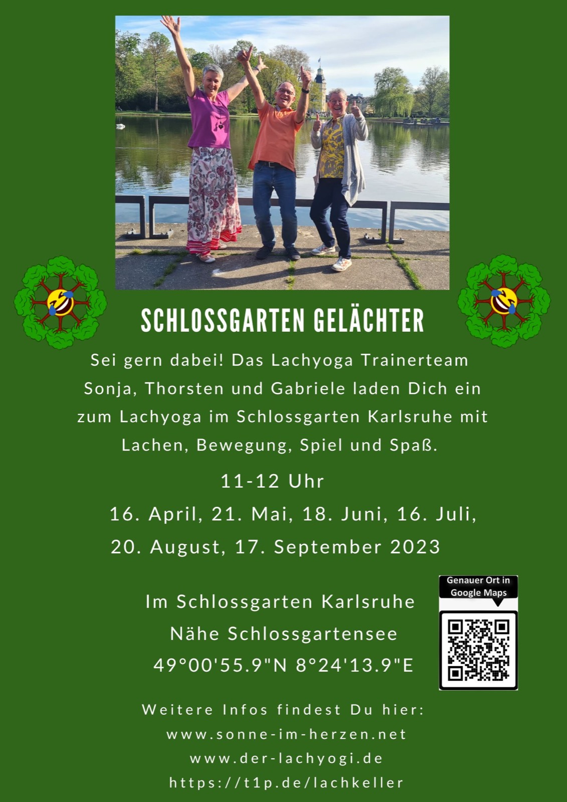 Flyer Schlossgarten-Gelächter