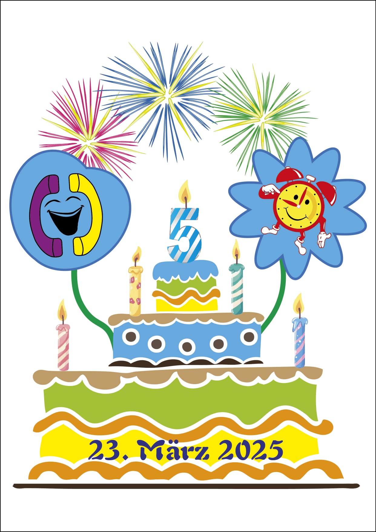 5. Geburtstag Lachtelefon und Lachen am Morgen